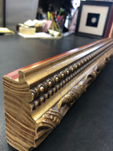 Load image into Gallery viewer, Antique gold luxury classic 3.3/4&quot; fancy Ornate Wood Picture Frame