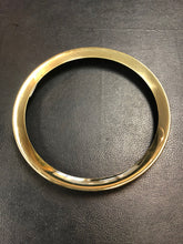 Load image into Gallery viewer, Brass Candle Cap Cover  Trim Ring 6&quot; polished brass pre-owned