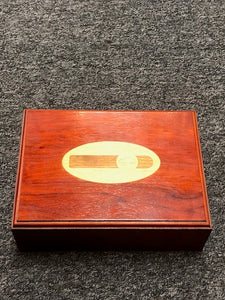 Cigar Case Wood Box Humidor Humidity Gauge Hygrometer humidifier pre-owned