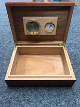 Load image into Gallery viewer, Cigar Case Wood Box Humidor Humidity Gauge Hygrometer humidifier pre-owned