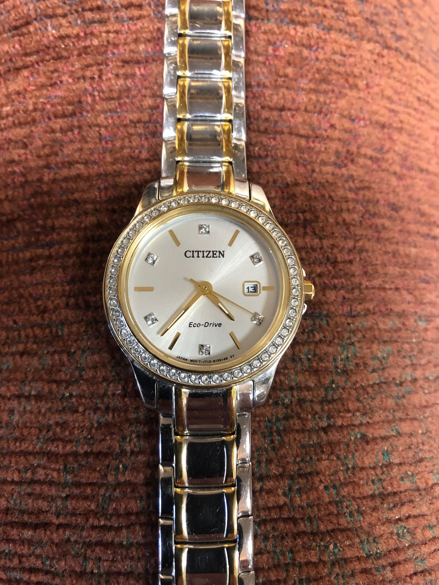 PRE-OWNED Citizen Eco-Drive FE1174-50A Women display picture 2