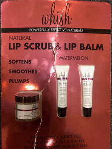 Wish Natural Lip Scrub & Lip Balm New