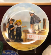 Load image into Gallery viewer, Knowles Jeanne Down's Fresh Fish Decorative Wall Plate 8.5"