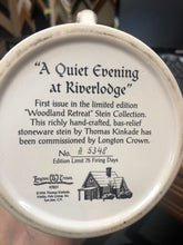 Load image into Gallery viewer, Thomas Kinkade Limited Ed. Stein FIRST IN EDITION &quot;A QUIET EVENING AT RIVERLODGE LIMITED EDTION FREE SHIPPING