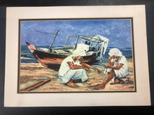 Load image into Gallery viewer, Kuwait Mat photograph of 2 fisher men