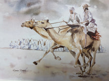 Load image into Gallery viewer, Kuwait Mat photograph of Kuwait desert and Camels