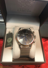 Load image into Gallery viewer, New Vince Camuto Silver Tone Stainless Steel Mesh Men&#39;s Watch VC/1103GYSV free shipping