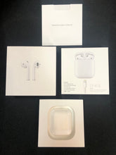 Load image into Gallery viewer, Genuine Apple Air-pods Series 2 with Wireless Charging Case 100 Authentic open box