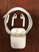 Load image into Gallery viewer, Genuine Apple Air Pods Generation 2 with Wireless Charging Case used