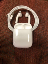 Load image into Gallery viewer, Genuine Apple Air Pods Generation 2 with Wireless Charging Case used