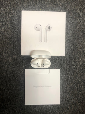 Genuine Apple Air-pods Series 2 with With Charging Case 100 Authentic used