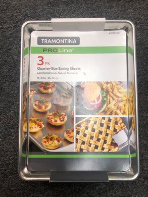 Tramontina PROLINE 3 PK Quarter-Baking Sheets (13'' x 9.5'' inches) - Brand New