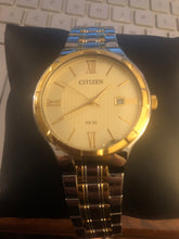 Load image into Gallery viewer, Pre-owned citizen  WR50 bar men watch G111-S102243 TWO TONE