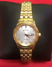 Load image into Gallery viewer, Pre-owned citizen ecco drive gold tone for woman