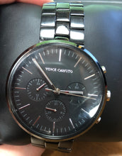 Load image into Gallery viewer, Pre-owned Vince Camuto Mens Quartz Stainless Steel Black Dress Watch,Model VC/1098BKTB