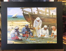 Load image into Gallery viewer, Kuwait old life in the sea  poster