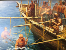 Load image into Gallery viewer, Kuwait old life in the sea  poster