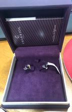 Load image into Gallery viewer, New Charriol Mouni Double Hearts Stud Earrings, Sterling Silver authentic