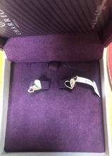 Load image into Gallery viewer, New Charriol Mouni Double Hearts Stud Earrings, Sterling Silver authentic