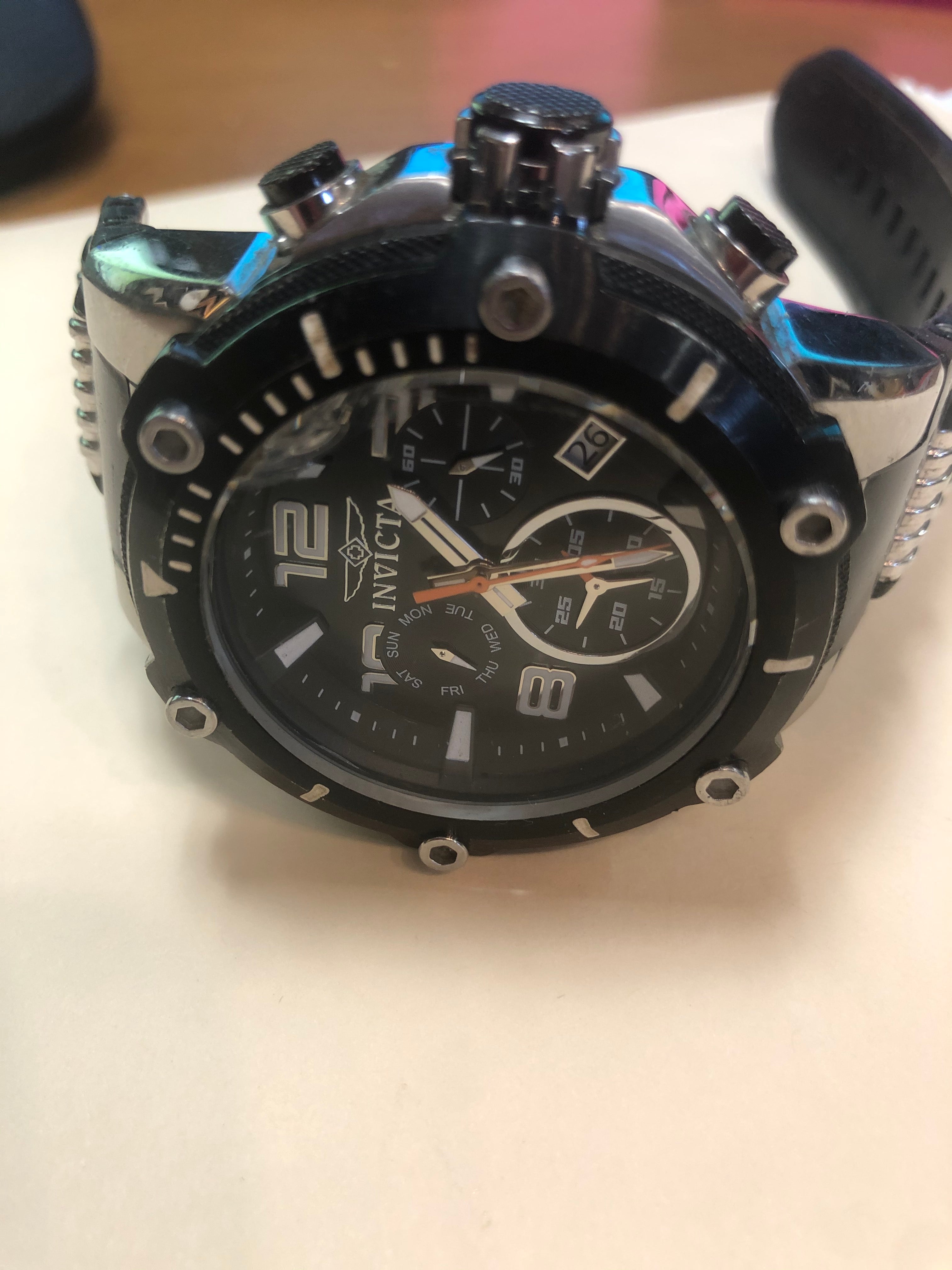 Invicta tritnite best sale night glow 22235