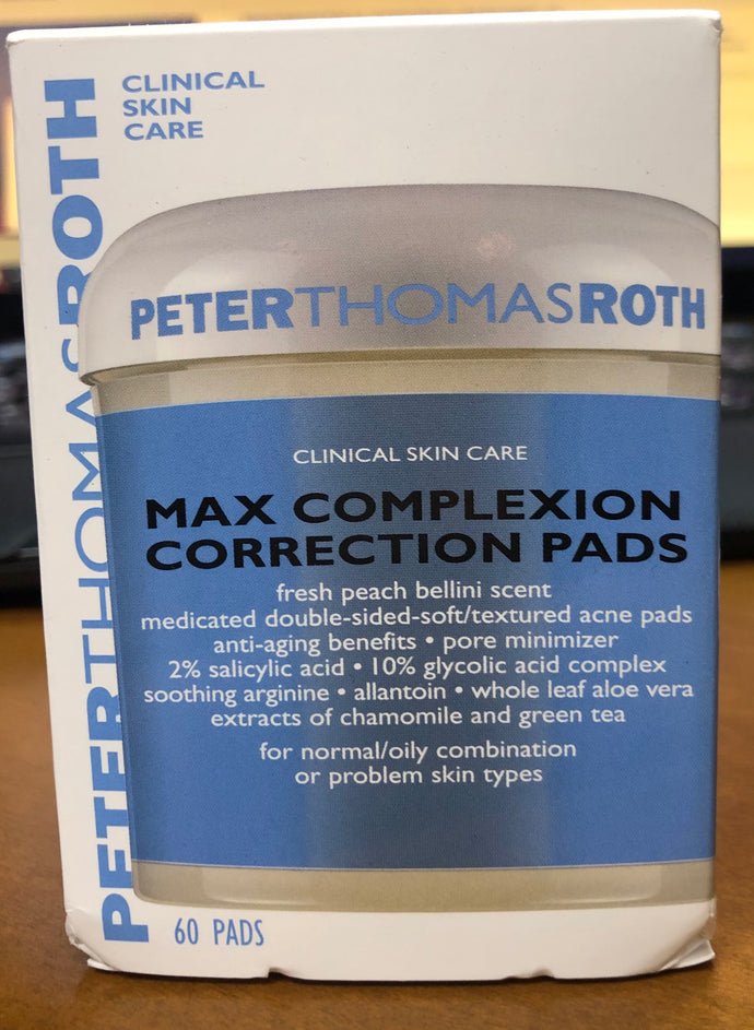 Peter Thomas Roth Max Complexion Correction Pads 60 PADS NEW IN BOX SEALED