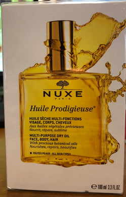 NUXE Huile Prodigieuse Multi-Purpose Dry Oil - face body hair 100ml SEALED AUTHENTIC