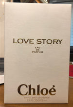Load image into Gallery viewer, New open box Chloe Love Story Eau de Parfum Spray 2.5 oz. 75ml  NEW OPEN BOX AUTHENTIC 100%