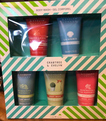 Crabtree and Evelyn Body Wash Gift Set - New Sealed