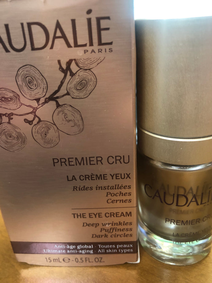 Caudalie PREMIER CRU THE EYE CREAM Ultimate anti-aging eye care0.5oz pre-owned authentic 100%