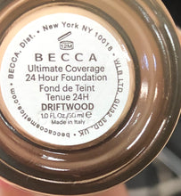 Load image into Gallery viewer, Becca Ultimate Coverage 24-hour Foundation Driftwood 1.01 Oz PRE-OWNED WITHOUT BOX