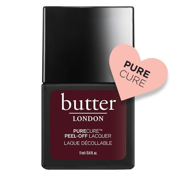 NEW BUTTER LONDON PURECURE™ Peel-Off Nail Lacquer Jammy