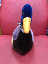 Load image into Gallery viewer, Pre Owned Vintage Fabric Hand Made Stuffed Duck
