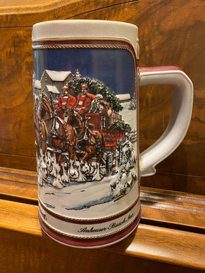 Pre Owned 1989 Anheuser Busch Budweiser Beer Mug Brazil