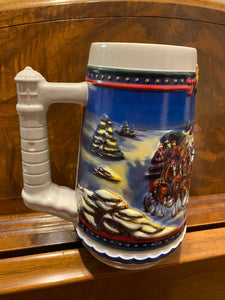 Pre Owned 2001 Anheuser Busch Budweiser Beer Mug Horse Ceramarte Brazil