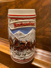 Load image into Gallery viewer, Pre Owned Anheuser Busch &quot;A&quot; Series Budweiser Beer Mug Ceramarte Brazil