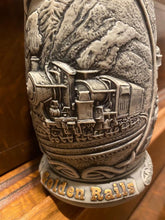 Load image into Gallery viewer, Pre Owned 2002 Golden Rails Coors Beer Mug Rocky Mountain IronHorse