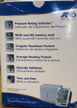 Load image into Gallery viewer, New A&amp;D Medical Premium Wrist Blood Pressure Monitor UB-543