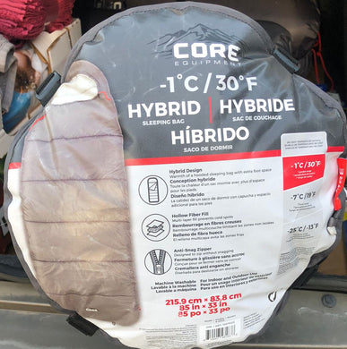 Core Equipment 30 Degree Hybrid Sleeping Bag
