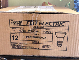 NEW Feit Electric LED Bulbs 5 Watt 12 Quantity