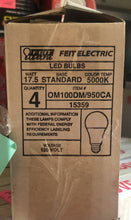 Load image into Gallery viewer, NEW OPEN BOX FEIT ELECTRIC LED Bulbs 17.5W Standard 120V Missing One