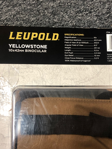 Leupold Yellowstone 10x42mm Binocular Black new other