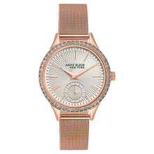 Load image into Gallery viewer, New Anne Klein New York Swarovski Crystal Rose Gold Ladies Watch 12/2306SVRG