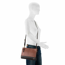 Load image into Gallery viewer, NEW The Sak Iris 3-way Demi Adjustable Leather Crossbody BROWN AUTHENTIC100%