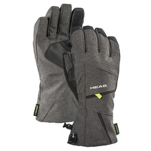 Load image into Gallery viewer, New HEAD Unisex Dupont Sorona Insulated Ski Gloves W/ Pockets Gray/Small authentic