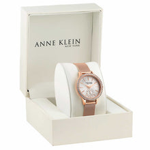 Load image into Gallery viewer, New Anne Klein New York Swarovski Crystal Rose Gold Ladies Watch 12/2306SVRG