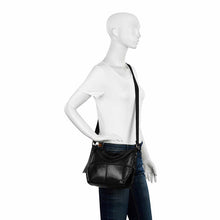 Load image into Gallery viewer, NEW The Sak Leather Saratoga Crossbody, Black Onyx AUTHENTIC 100%