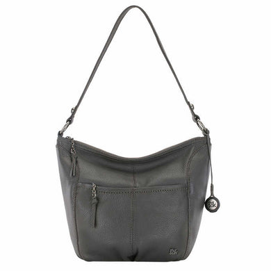 New The Sak Leather Iris Large Hobo Shoulder Bag - Slate Gray Sealed authentic 100%