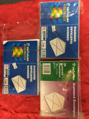 3 Pack Diamond Envelopes