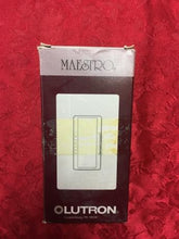 Load image into Gallery viewer, Lutron Maestro Light Switch Dimmer Model MA-600-WH - White, 600 Watt 120 V 60 Hz