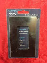 Load image into Gallery viewer, LUTRON CW-1-BL Black Gloss Finish Claro 1 Gang Decorator Wallplate